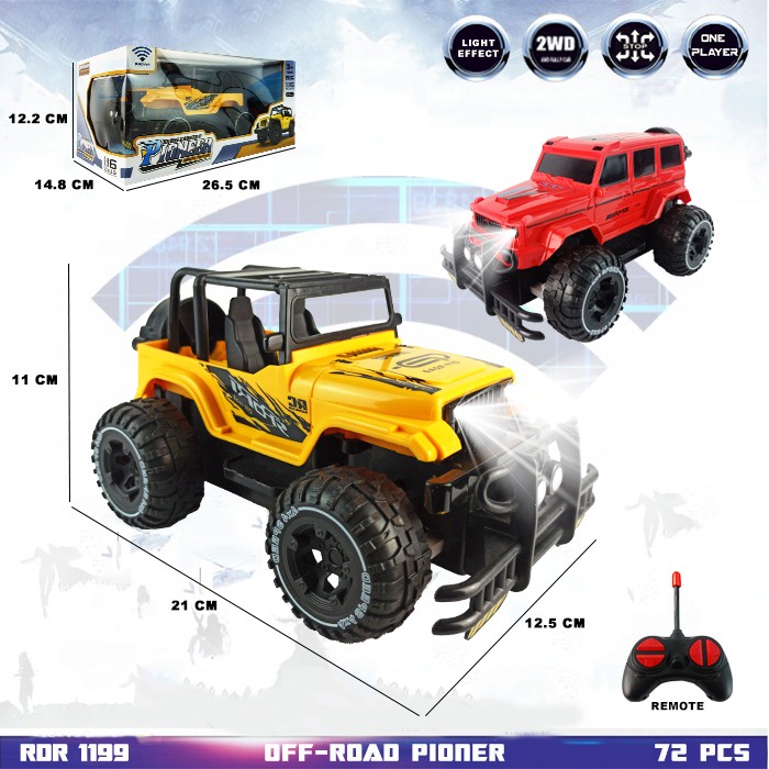 PROMO RDR1070 RDR1078 RDR1025 RDR1069 Rdr1199 RC Jeep Spiderman Captain Offroad Car Mainan Anak Mobil Remote Control Radio Control Hobi Koleksi Remot Kontrol