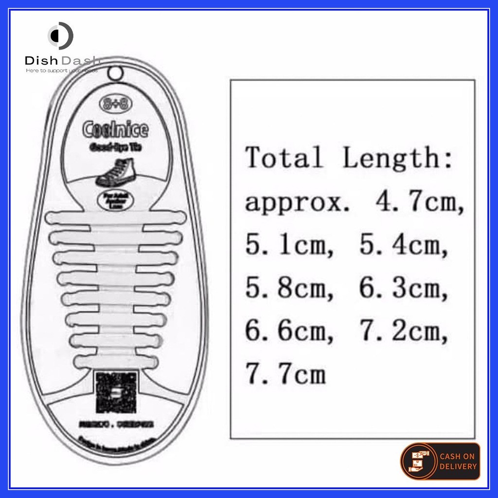 [BAYAR DI TEMPAT] Tali Sepatu Otomatis Lazy Shoelaces - Tali Sepatu Tanpa Ikat No Tie Isi 16 pcs