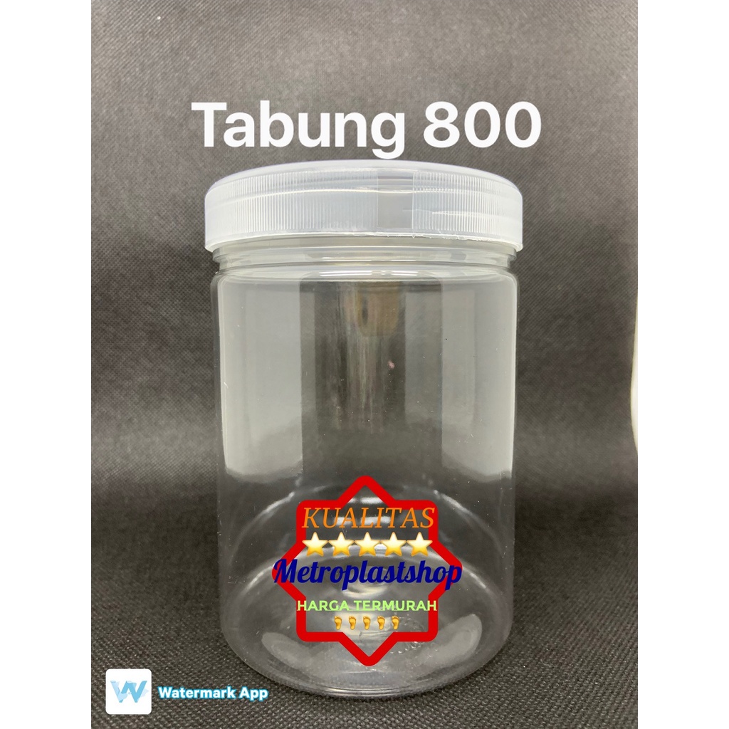 Toples Tabung 800 ml Toples Silinder 800 ml Toples Plastik 800 ml 800 ml | toples kue kering 800 ml