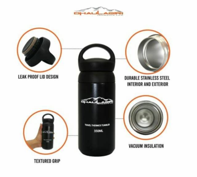 Tumbler Stainless Steel Dhaulagiri 350 ml - Termos Dhaulagiri 350ml