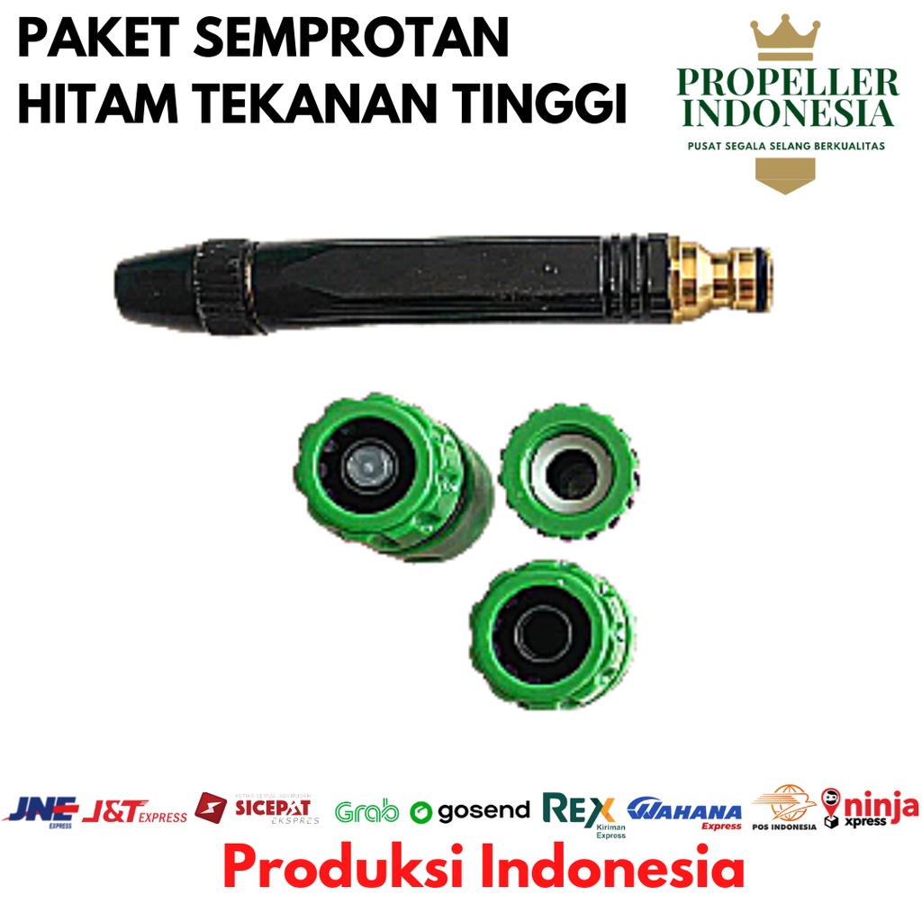 Paket Semprotan Tekanan Tinggi + Paket Sambungan Selang 1/2 - 3/4Inch