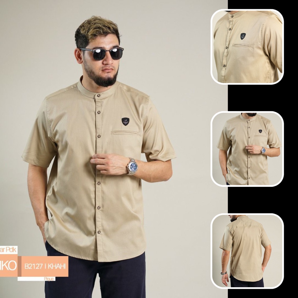 SAMASE Baju Koko Pria Kemeja Kemko Lengan Pendek Original Branded B212 Limited Edition