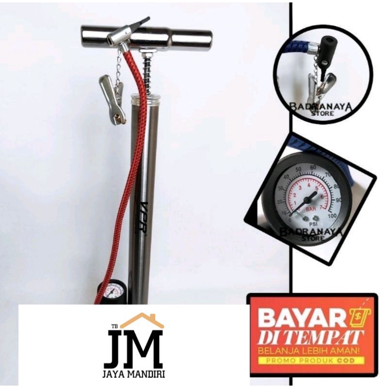 Pompa Ban manual Tabung Pompa Sepeda   Pompa Motor Mobil speda