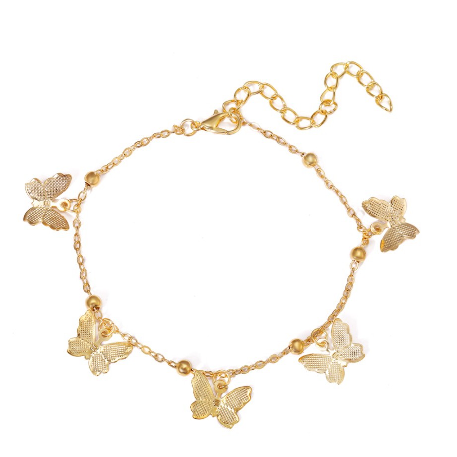 Kalung Gelang Kaki Wanita KUPU 05 Korea Fashion Aksesoris Perhiasan Cewe Women Anklet Butterfly