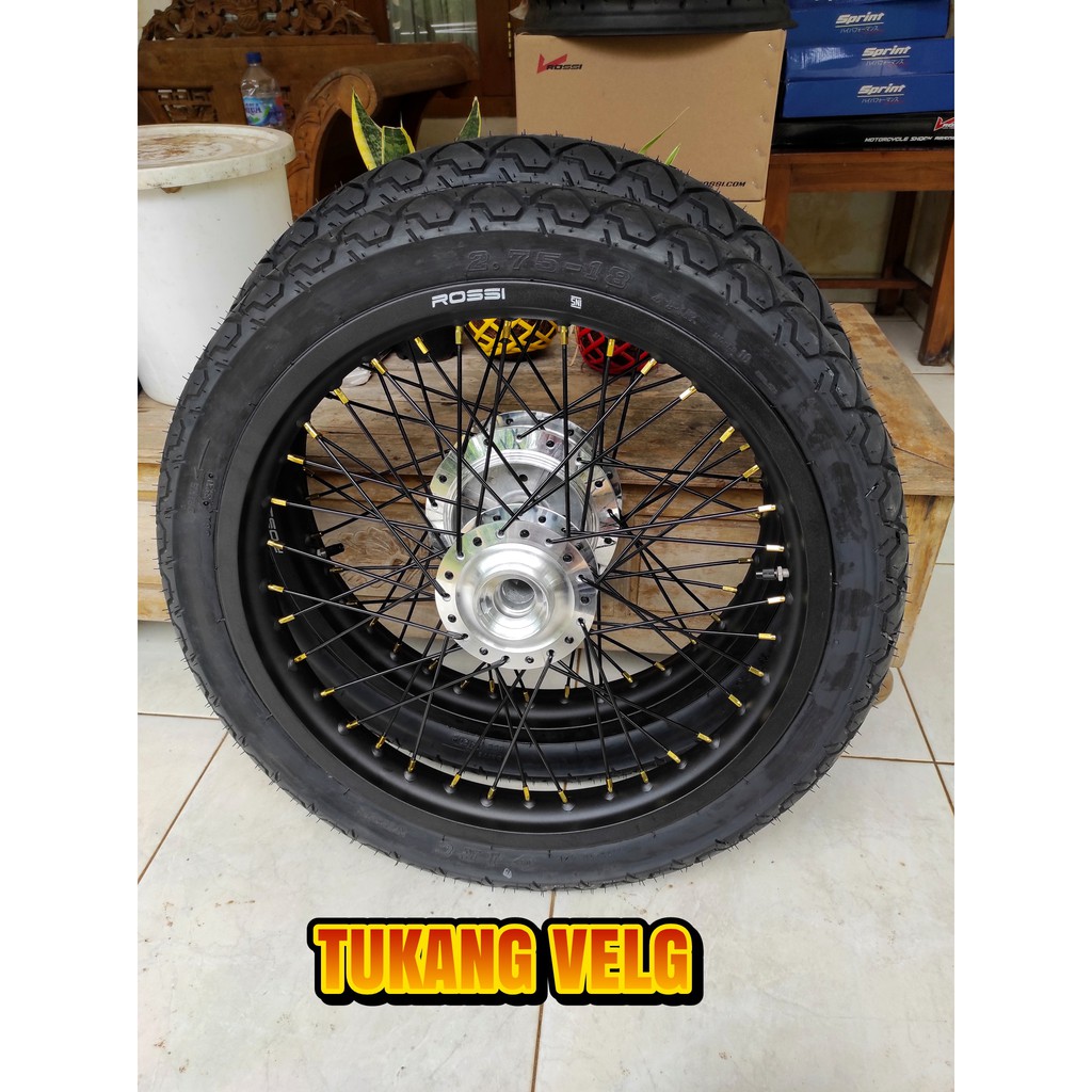 Sepaket velg Rx king ring 18 plus ban