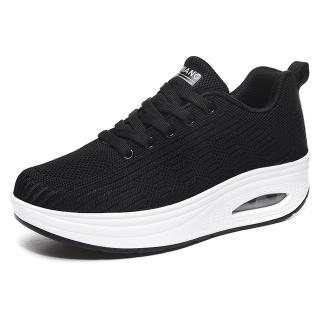  Sepatu  Sneakers Wanita  Bahan Rajut  Breathable Untuk 
