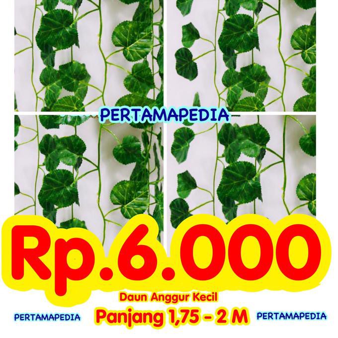 Daun Rambat Bunga Plastik/ Daun Rambat Bunga Palsu.