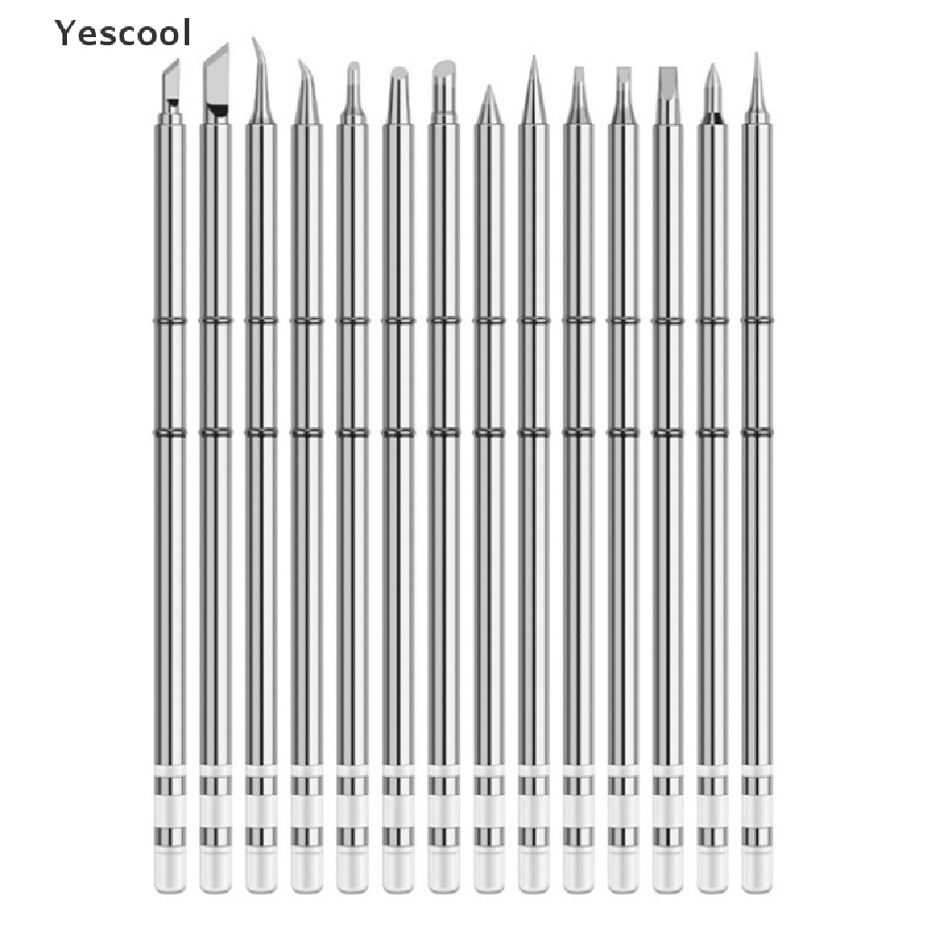 Yescool T12 Electric Soldering Iron Tips For Hakko fx951 DIY Soldering Station Kits .