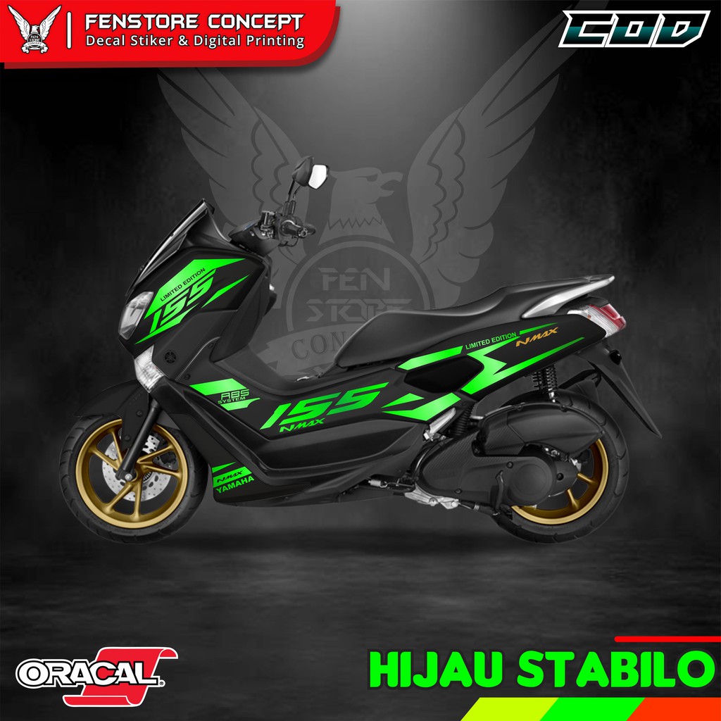 Aksesoris Motor Nmax Cutting Sticker Nmax Stiker Motor Nmax Striping Nmax 2019 All Nmax - NMxS12