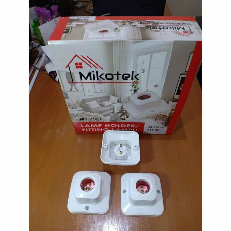 fitting lampu mikotek / fitting plafon mikotek