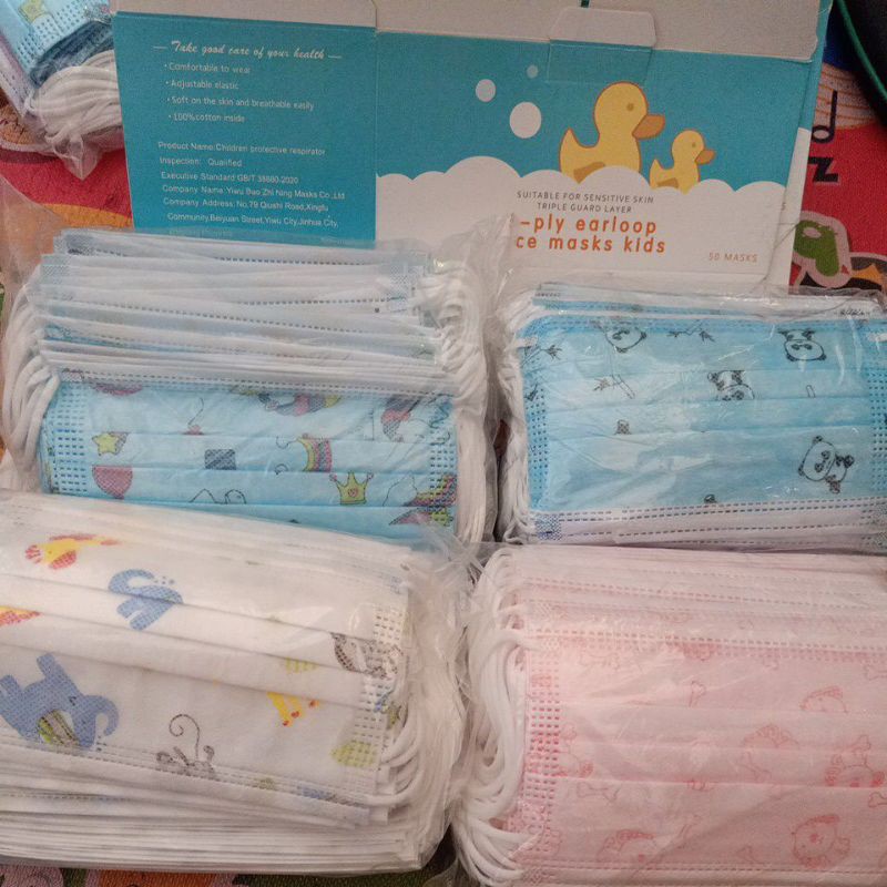 masker medis anak 1 dos isi 50