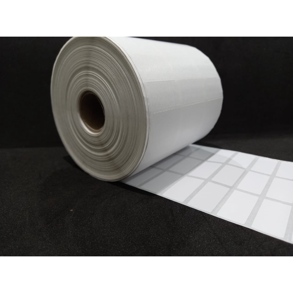 Label Semicoated 3 Line 33X15 MM isi 10.000 Pcs Label Barcode Harga Toko Minimarket Sticker 3Line