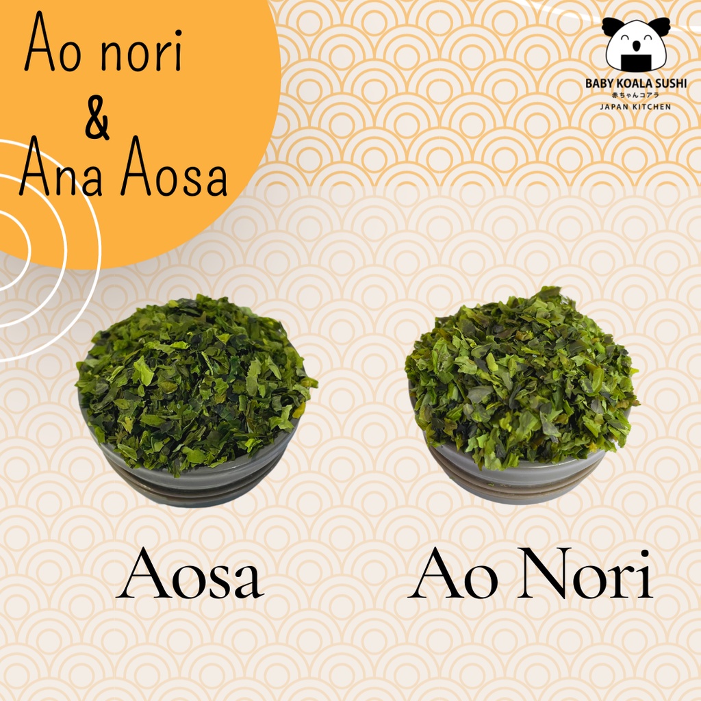 AONORI Bubuk Nori 500 g │Ao Nori Powder Import Taburan Takoyaki │ Seaweed Powder Mentai