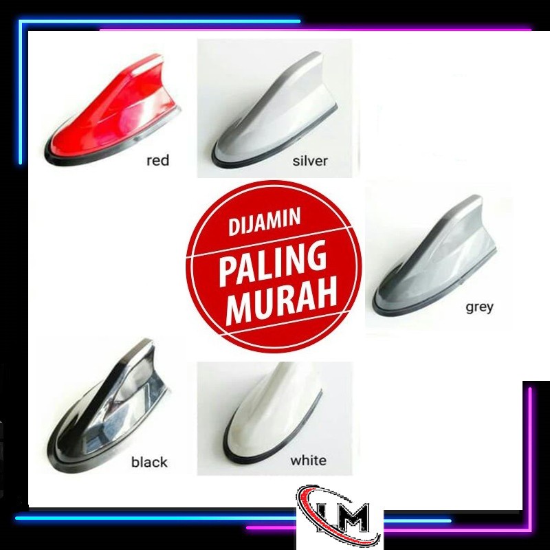 Antena Mobil Sirip Hiu Hybrid JS Racing Shark Fin