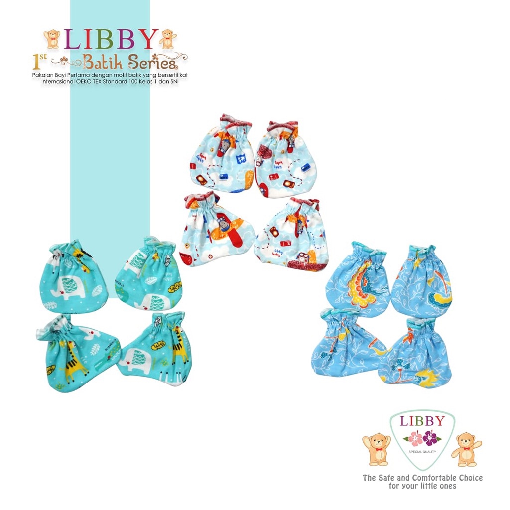 SARUNG TANGAN LIBBY MOTIF / SARUNG TANGAN BAYI