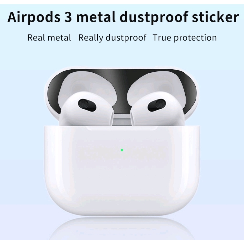 Stiker Pelindung Anti debu Dust Apple AIRPODS 3 cover Airpod 3 2021