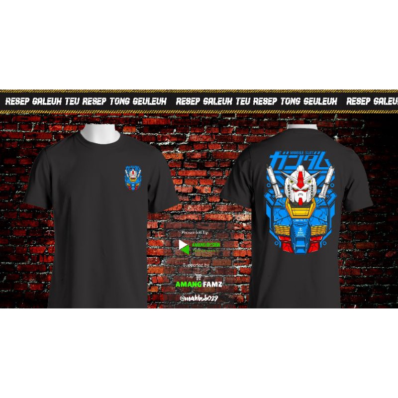 Kaos Anime Gundam Mobil Suite Kaos Anime Gundam Original Kaos Anime Gundam Terbaru