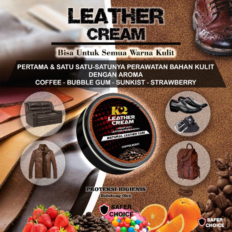 LEATHER CARE - PERAWATAN SEPATU KULIT - TAS KULIT - JAKET KULIT - ETC - SEMIR SEPATU ORIGINAL K2