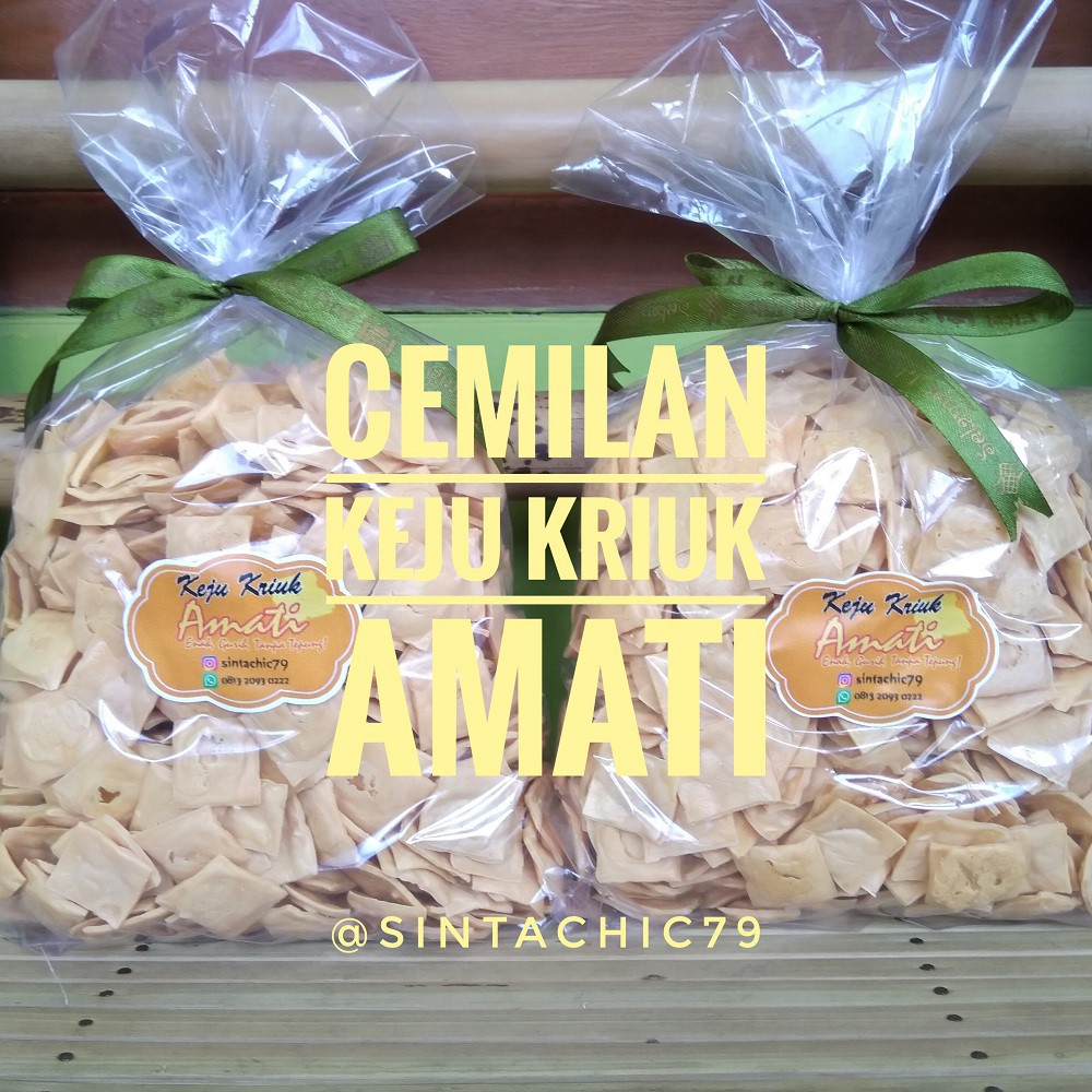 

KERIPIK KEJU KRIUK PANGGANG AMATI 501GR