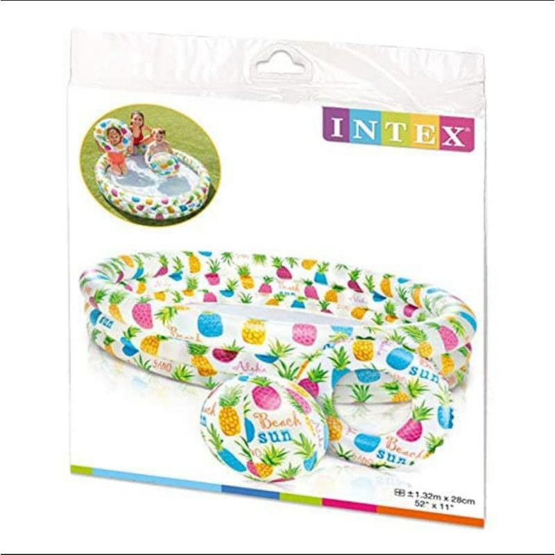 Set Kolam Renang Intex Fishbowl Pool Set / Kolam Renang anak