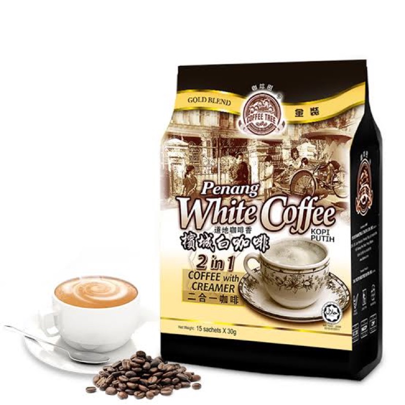 

15SASET KOPI PENANG 2IN1 PENANG WHITE COFFEE TREE TANPA GULA