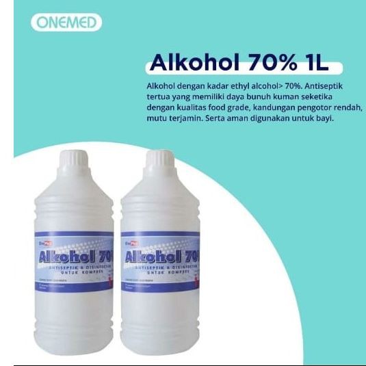 Alkohol 70% Onemed 1 Liter - Antiseptik