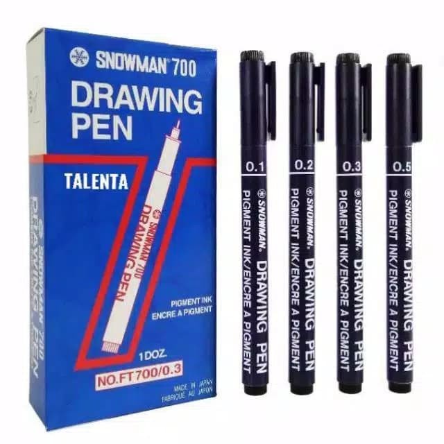 

Pendrawing- Pulpen Drawing Pen Snowman Grosir -Drawing-Pen.