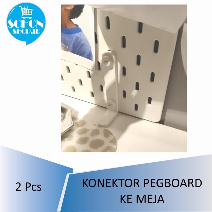 

Open DS] Aksesoris Konektor / Sambungan Pegboard ke Meja / Papan SKDlS