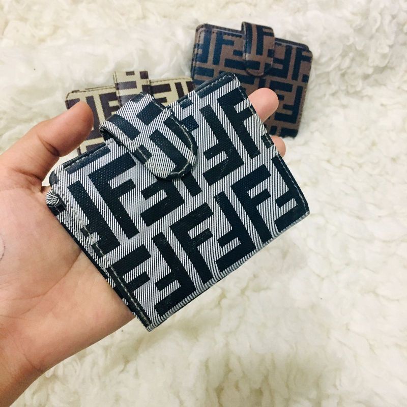 Dompet kartu FN x00314 slot kartu 14 ada slot uang Kertas Murah Import Wanita Pria