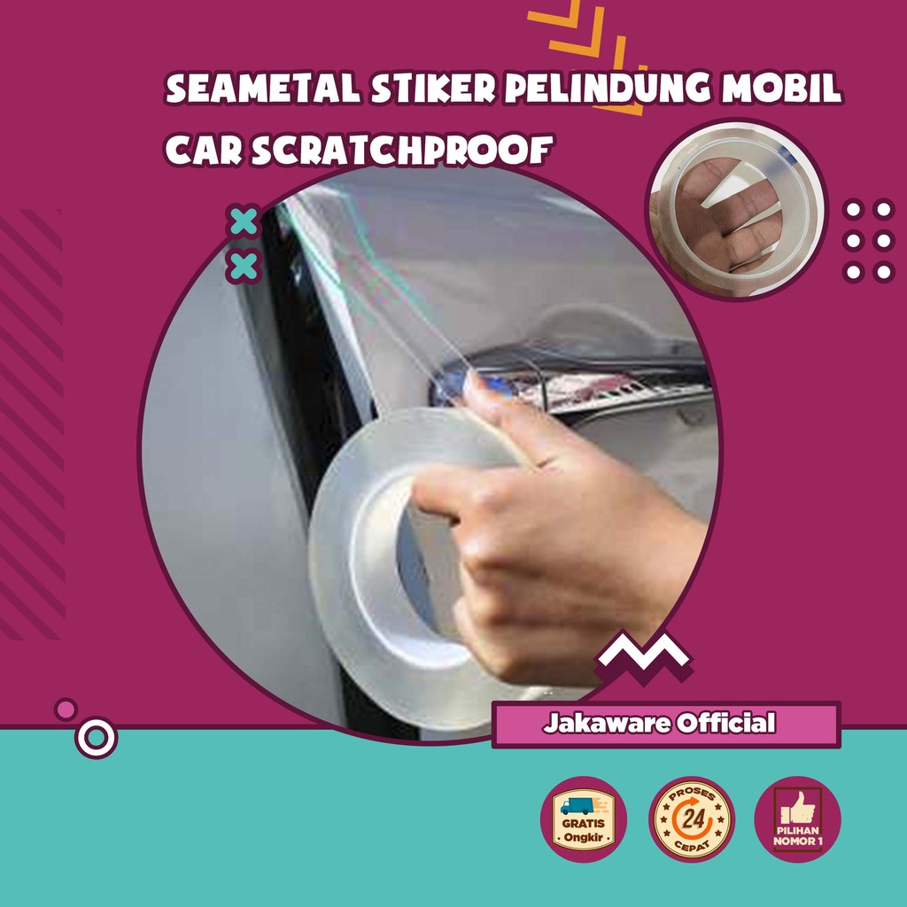 STIKER PELINDUNG MOBIL CAR SCRATCHPROOF TAPE 3M STICKER ANTI GORES LECET BARET SKOTLET BODY PINTU GA