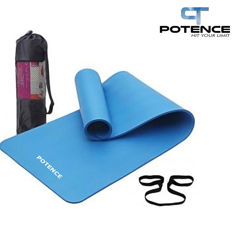 Matras POTENCE NBR 10mm / Matras Yoga Tebal / Yoga Mat 10mm