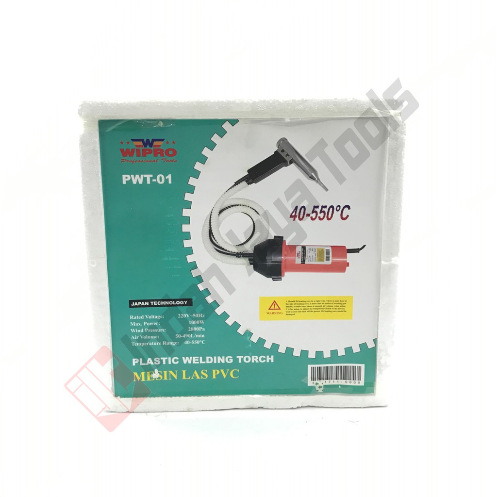 WIPRO PWT-01 Mesin Las PVC 40-550 C - Plastic Welding Machine Torch