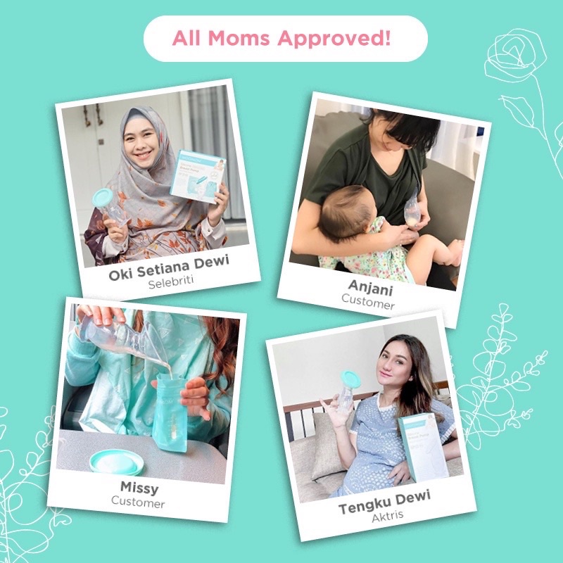 MOOIMOM New Silicone Breast Pump