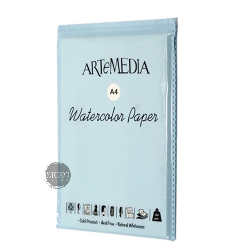 

Artemedia Watercolor Paper A4 Kertas Gambar Cat Air