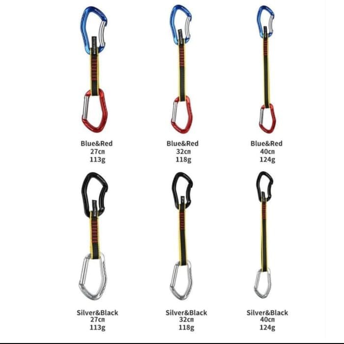 Carabiner Climbing Xinda CP03-04 Rock Outdoor Panjat Tebing Safety