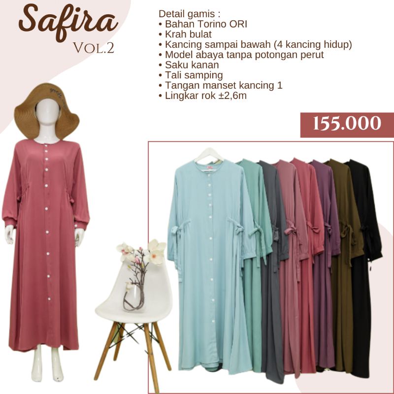 Gamis Torino Safira