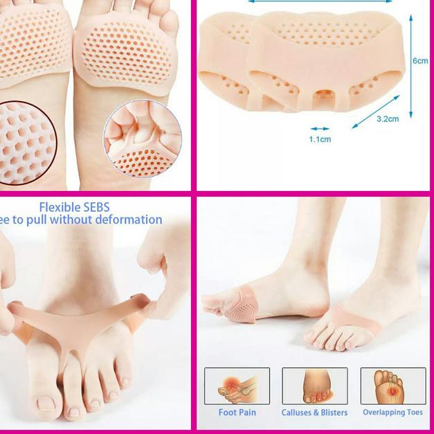 ➳ INSOLE GEL KAKI DEPAN INSOLE SEPATU JELLY PELINDUNG KAKI INSOLE SEPATU - INS GEL DEPAN ℗