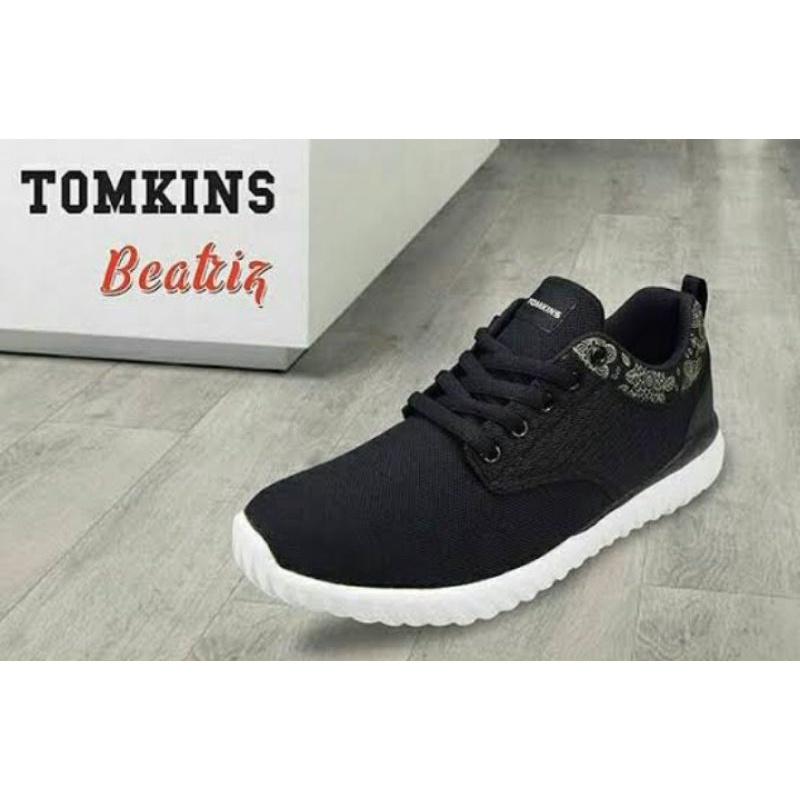Sepatu Tomkins BEATRIZ hitam coklat untuk wanita