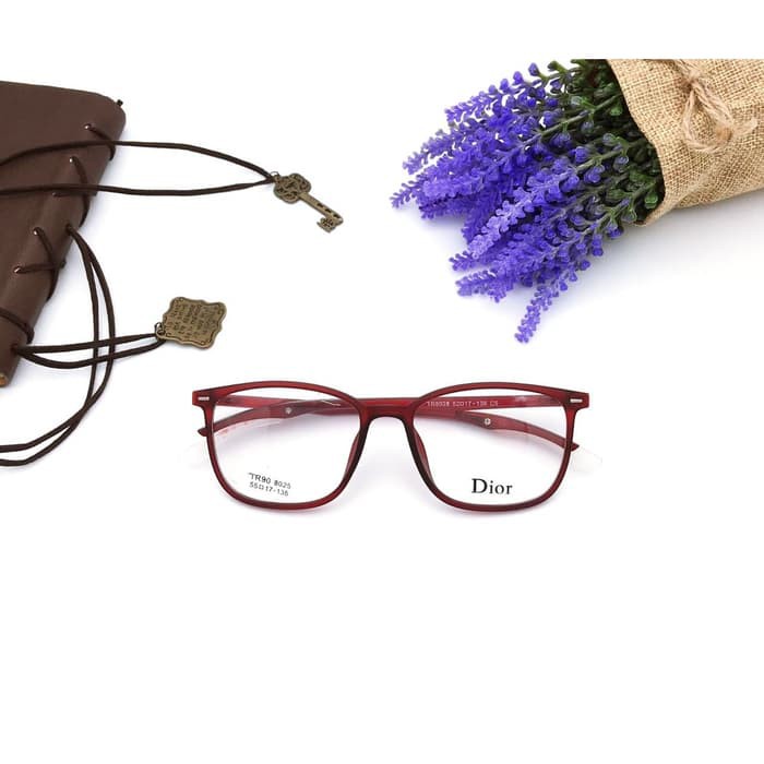 Tr89 Frame Kacamata Kacamata Baca Wanita Diors M8025 Super + Cairan