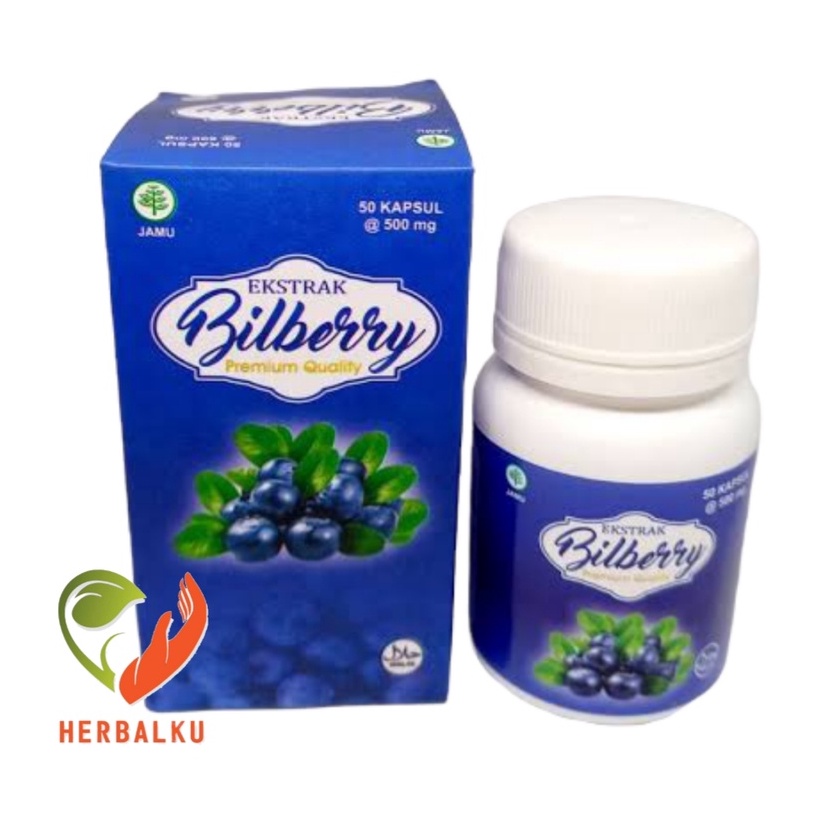 Jual Kapsul Ekstrak Bilberry 50 kapsul Original Shopee Indonesia