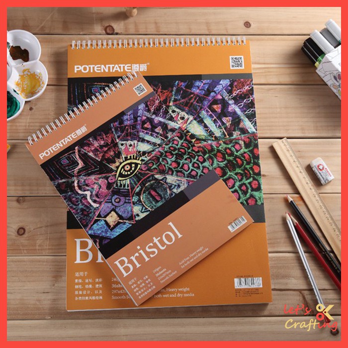 

potentate spiral bristol A4 240gsm 36sht