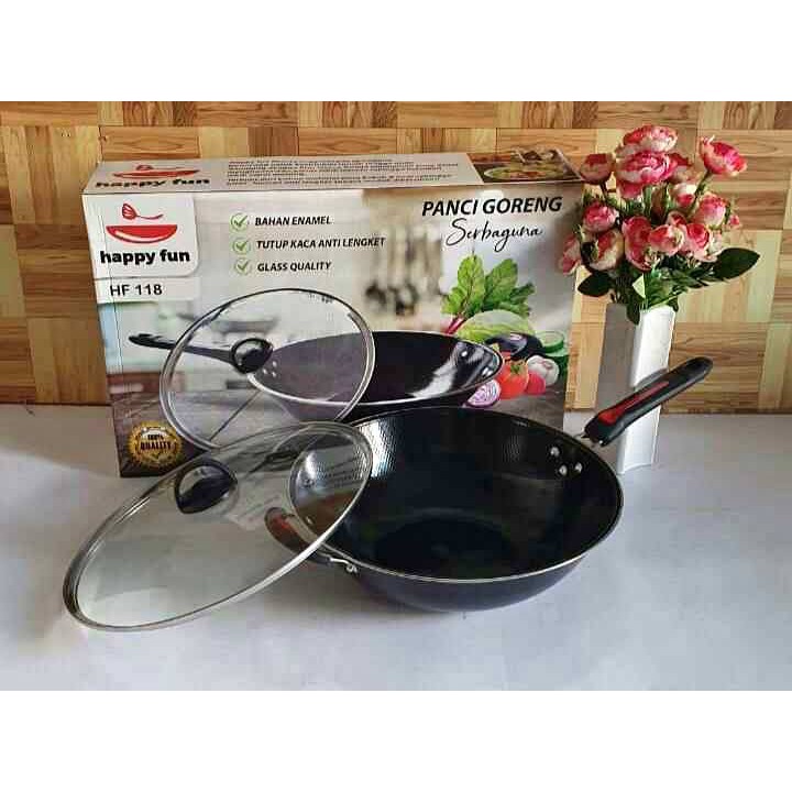 Panci goreng serbaguna Happy Fun HF 118