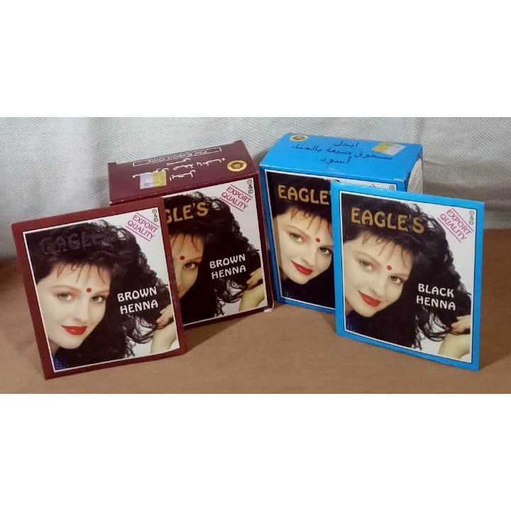 Pewarna Semir Rambut Hena Coklat Cokelat Hitam Bagus Murah READY STOCK