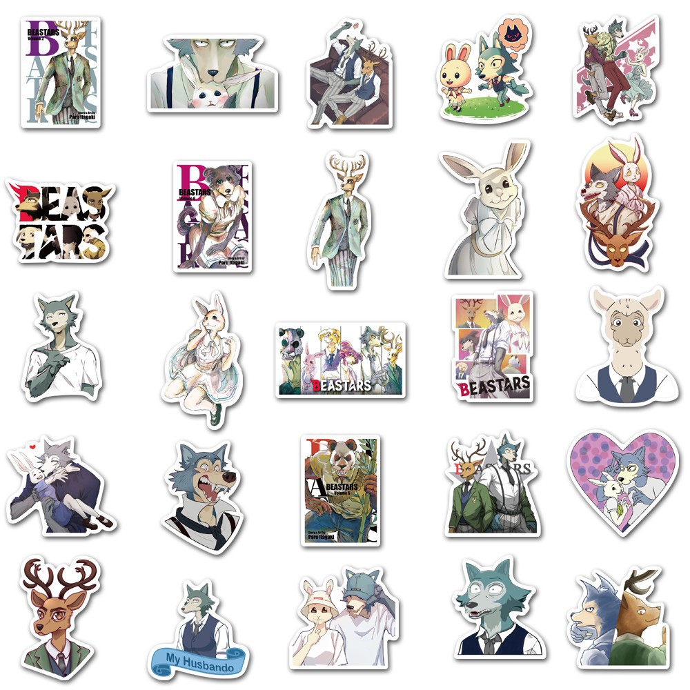 BEA001 – Sticker / Stiker Anime Jepang Beastars Studio Ghibli