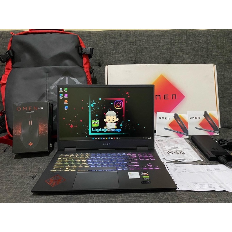 HP Omen EN0013AX Ryzen 7 4800H RTX 2060 Fulset