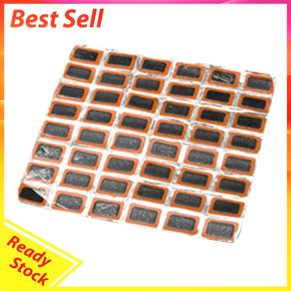 48pcs Round Bicycle Tire Repair Rubber Patches without Glue Self Adhesive