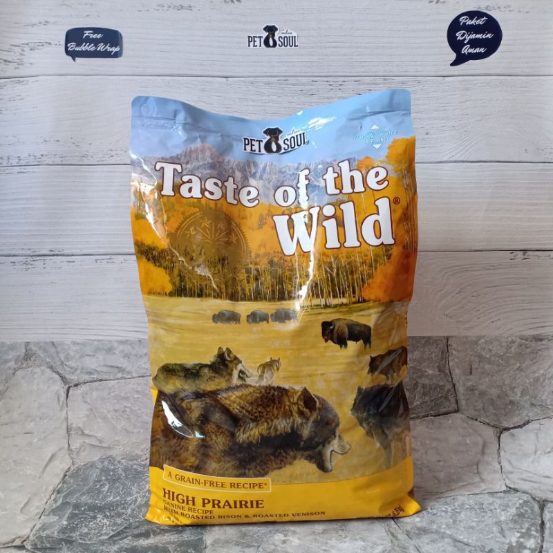 Taste Of The Wild Bison 6.35kg /TOTW Bison High Praire Canine Recipe Grainfree