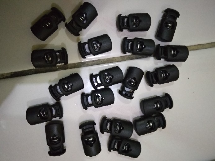 Stopper Kecil Untuk Tali Elastis Stopper Transparan Atau Bening Dan Hitam
