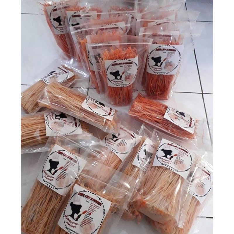 

MIE LIDI KERING mie lidi asin CEMILAN LIDI