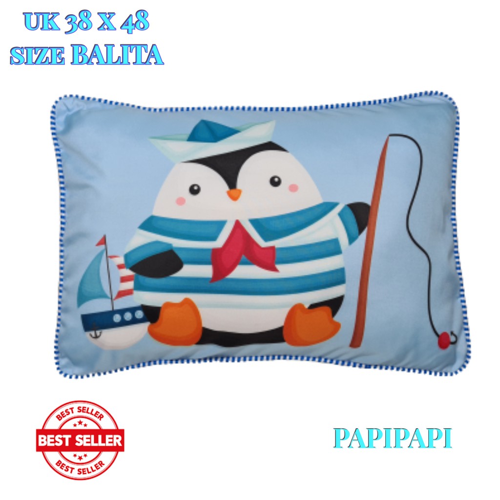 bantal balita  boy n girl edition/full katun/darby/best seller/printing design